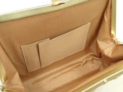 平和屋着物▼和装小物　和装バッグまとめて２点　ハンドバッグ　佐賀錦　流水地紙吉祥花文　金銀糸　逸品　CABH2362ju