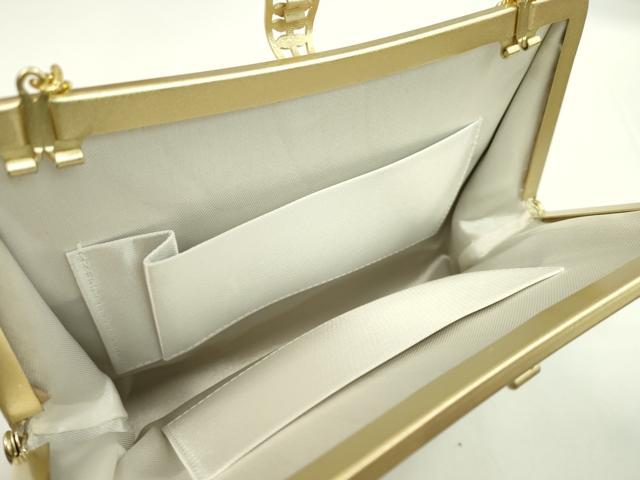 平和屋着物▼和装小物　和装バッグまとめて３点　ハンドバッグ　佐賀錦　枝松花文　籬花文　金糸　ラメ糸　逸品　CABH2366ju