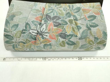 平和屋着物▼和装小物　和装バッグまとめて３点　ハンドバッグ　本場大島紬　7マルキ　枝花文　風景文　逸品　CABH2373ju