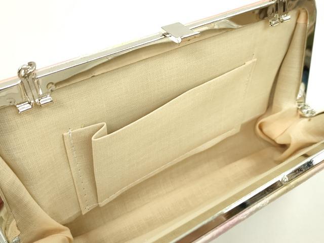 平和屋着物▼和装小物　和装バッグまとめて２点　ハンドバッグ　佐賀錦　雲重ね芝草菱文　斜線花文　暈し染め　金糸　逸品　CABH2375ju