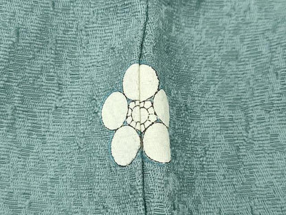 平和屋着物●上質な色無地　霞地紋　瓶覗色　正絹　逸品　CABH2402ut