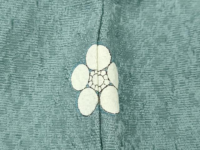 平和屋着物●上質な色無地　霞地紋　瓶覗色　正絹　逸品　CABH2402ut