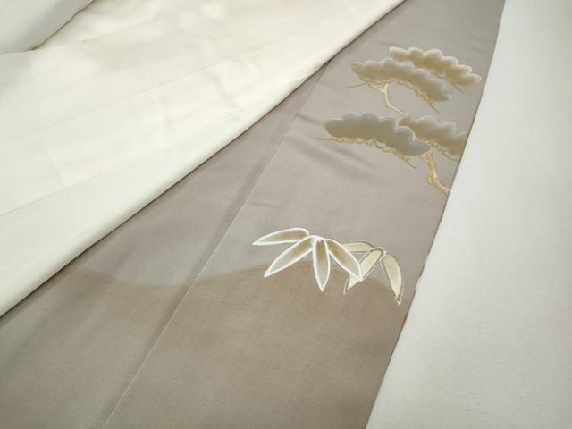 平和屋着物●創業460年・千總　色留袖　刺繍　雲取り松竹梅文　金彩　伊勢丹扱い　正絹　逸品　CABH2404ut