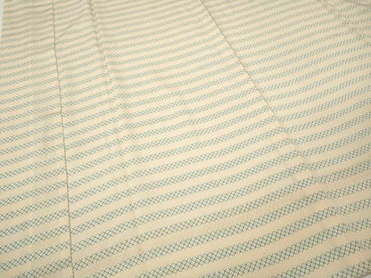 平和屋着物●長襦袢　無双仕立て　鹿の子横段文　正絹　逸品　CABH2411ut