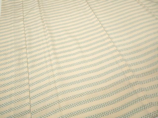 平和屋着物●長襦袢　無双仕立て　鹿の子横段文　正絹　逸品　CABH2411ut