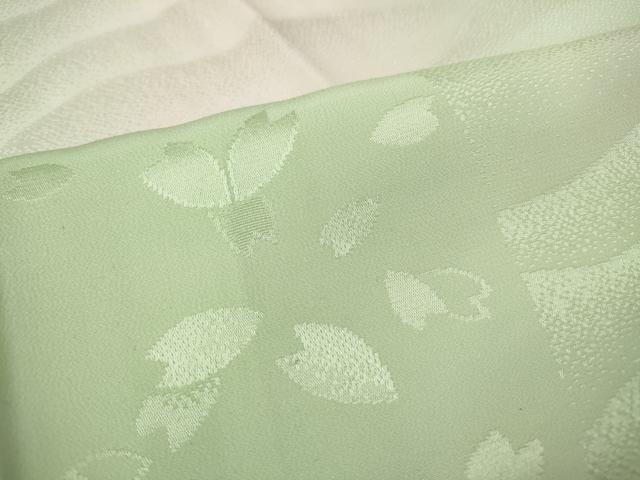 平和屋着物●長襦袢　袷　霞舞花文　暈し染め　正絹　逸品　CABH2419ut