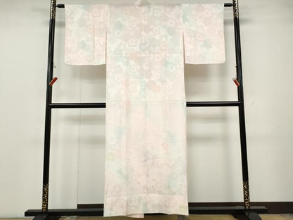 平和屋着物●長襦袢　無双仕立て　舞梅文　暈し染め　正絹　逸品　CABH2420ut