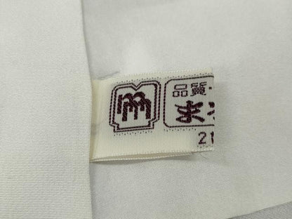平和屋着物●上質な小紋　絞り　雪輪舞桜文　黒地　金彩　まるやま扱い　正絹　逸品　CABH2431ut