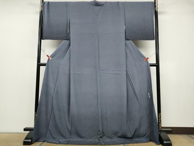平和屋着物●世界的人形師　辻村寿三郎　ジュサブロー　訪問着　江戸小紋　蜃気楼　鮫小紋柄　暈し染め　ロング丈　正絹　逸品　CABH2433ut