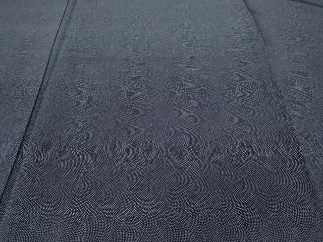 平和屋着物●世界的人形師　辻村寿三郎　ジュサブロー　訪問着　江戸小紋　蜃気楼　鮫小紋柄　暈し染め　ロング丈　正絹　逸品　CABH2433ut