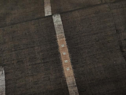 平和屋着物●上質な紬　吉祥間道　正絹　逸品　CABH2438ut
