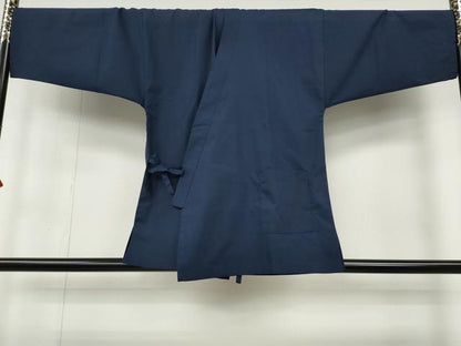 平和屋着物●男性　作務衣　濃藍色　CABH2446ut