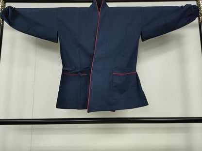 平和屋着物●男性　作務衣　濃藍色　CABH2447ut