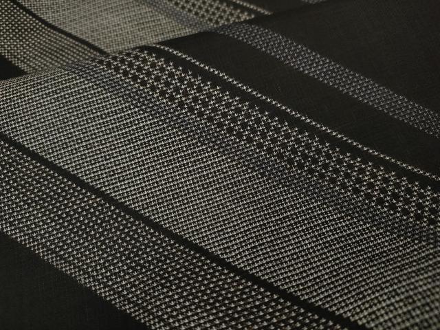 平和屋着物●本場大島紬　9マルキ　斜線文　正絹　逸品　CABH2450ut