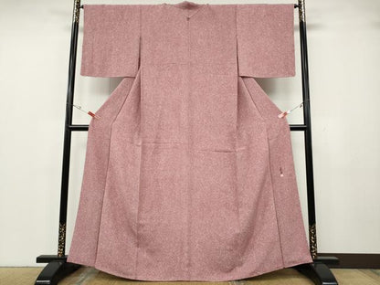 平和屋着物●京友禅作家　山科春宣　小紋　霞文　正絹　逸品　CABH2458ut