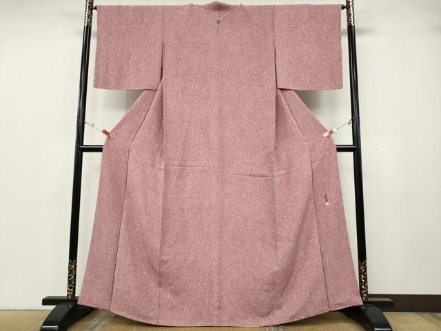 平和屋着物●京友禅作家　山科春宣　小紋　霞文　正絹　逸品　CABH2458ut