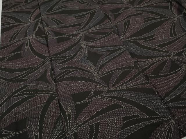 平和屋着物●本場大島紬　9マルキ　吉祥草葉文　正絹　逸品　CABH2461ut