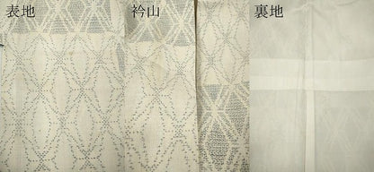 平和屋着物●本場結城紬　重要無形文化財　100亀甲　吉祥文　正絹　逸品　CABH2462ut
