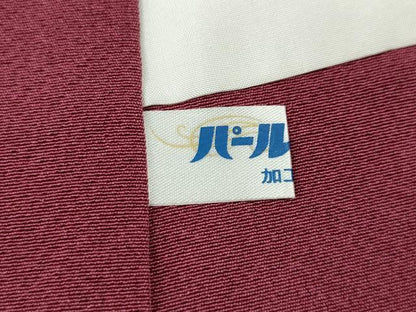 平和屋着物●訪問着　型染め　地紙草花文　正絹　逸品　CABH2464ut