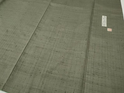 平和屋着物●手彫木版染　佐伯武晴　訪問着　紬地　吉祥花文　やまと誂製　正絹　逸品　CABH2468ut