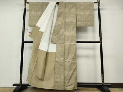 平和屋着物●本場大島紬　7マルキ　吉祥文　金糸　正絹　逸品　CABH2470ut