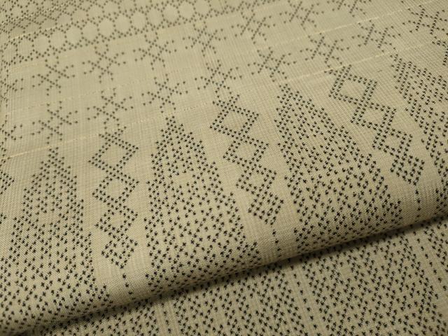 平和屋着物●本場大島紬　7マルキ　吉祥文　金糸　正絹　逸品　CABH2470ut