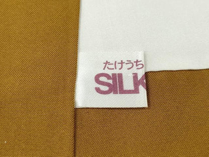 平和屋着物●本場大島紬　9マルキ　幾何学文　正絹　逸品　CABH2472ut