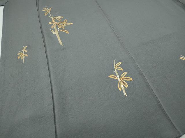 平和屋着物●訪問着　総刺繍　駒刺繍　笹竹文　健勝苑扱い　正絹　逸品　CABH2480ut