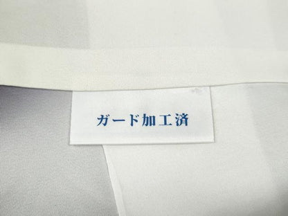平和屋着物●人間国宝　初代 六谷梅軒(六谷紀久男)錐彫り　重要無形文化　財伊勢型紙　江戸小紋　蓑亀　正絹　逸品　CABH2490ut