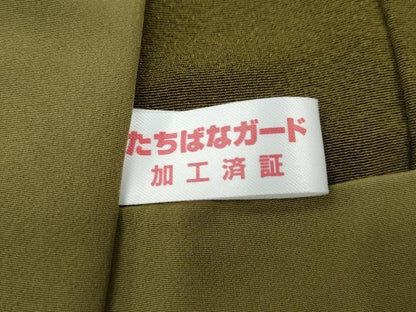 平和屋着物●重要無形文化財　人間国宝　中村勇二郎　江戸小紋　古代菊　反端付き　正絹　逸品　CABH2493ut