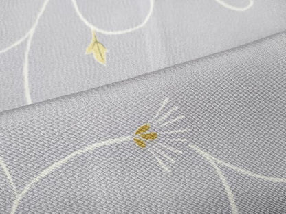 平和屋着物●上質な小紋　花唐草文　正絹　逸品　未使用　CABH2494ut