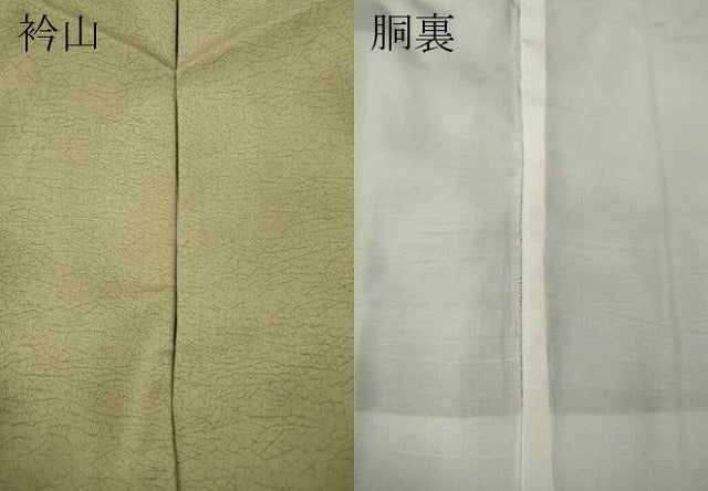平和屋着物●都喜ヱ門　藤絹織物謹製　本場染大島紬　利休趣　氷割れ文　正絹　逸品　CABH2498ut