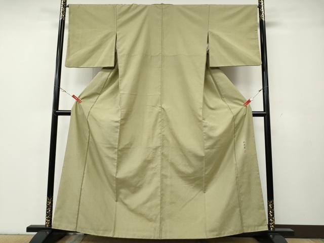 平和屋着物●都喜ヱ門　藤絹織物謹製　本場染大島紬　利休趣　氷割れ文　正絹　逸品　CABH2498ut