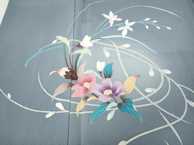 平和屋着物●訪問着　友禅　枝花文　蛍暈し　正絹　逸品　未使用　CABH2501ut