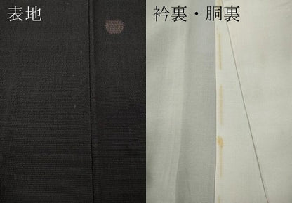 平和屋着物●本塩沢　110亀甲　丸文　飛び亀甲柄　正絹　逸品　CABH2509ut