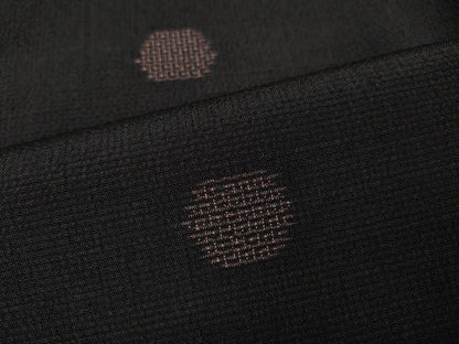 平和屋着物●本塩沢　110亀甲　丸文　飛び亀甲柄　正絹　逸品　CABH2509ut