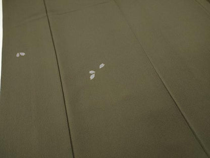 平和屋着物●世界的人形師　辻村寿三郎　ジュサブロー　訪問着　舞桜文　金彩　正絹　逸品　CABH2516ut