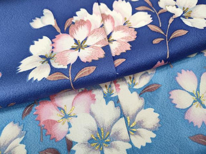 平和屋着物●ファッションブランド hiromichi nakano ヒロミチナカノ 振袖 手描き 刺繍 舞花文 暈し染め 金彩 仮絵羽  未使用 CABH2532ut