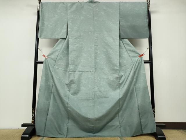 平和屋着物●訪問着　本場染大島紬　墨流し文様　正絹　逸品　CABH2538ut