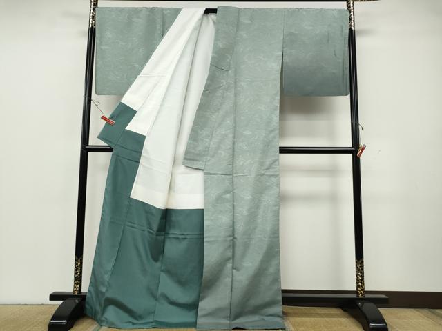 平和屋着物●訪問着　本場染大島紬　墨流し文様　正絹　逸品　CABH2538ut