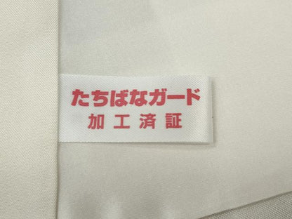 平和屋着物●上質な紬　霞横段文　正絹　逸品　CABH2545ut