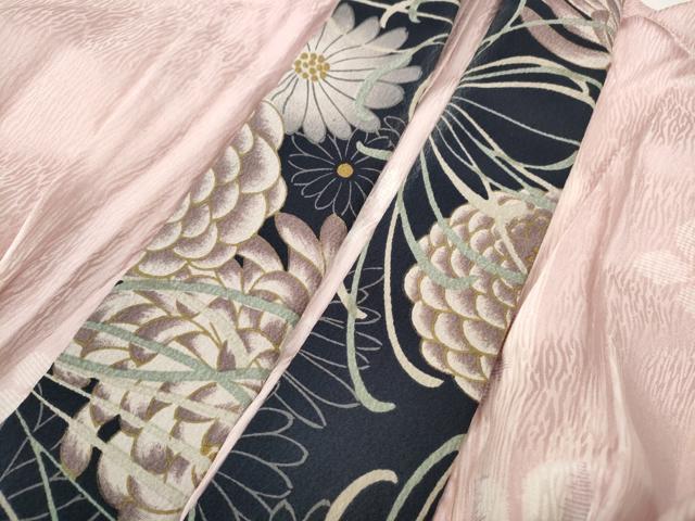平和屋着物●長襦袢　無双仕立て　舞花文　やまと誂製　正絹　逸品　CABH2549ut
