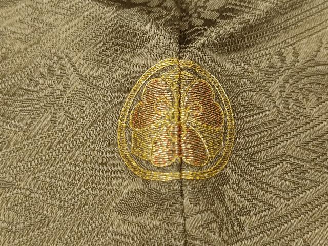 平和屋着物●訪問着　駒刺繍　枝花文　正絹　逸品　CABH2572ut