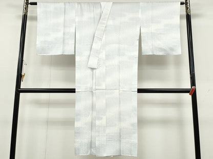 平和屋着物●長襦袢　無双仕立て　エ霞文　麻の葉地紋　暈し染め　正絹　逸品　CABH2576ut