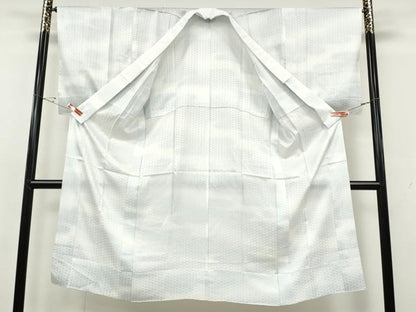 平和屋着物●長襦袢　無双仕立て　エ霞文　麻の葉地紋　暈し染め　正絹　逸品　CABH2576ut