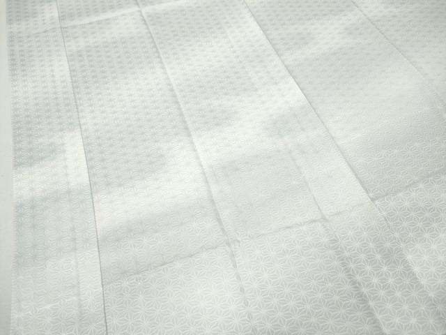 平和屋着物●長襦袢　無双仕立て　エ霞文　麻の葉地紋　暈し染め　正絹　逸品　CABH2576ut
