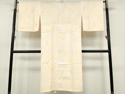平和屋着物●長襦袢　無双仕立て　舞花文　暈し染め　正絹　逸品　CABH2577ut