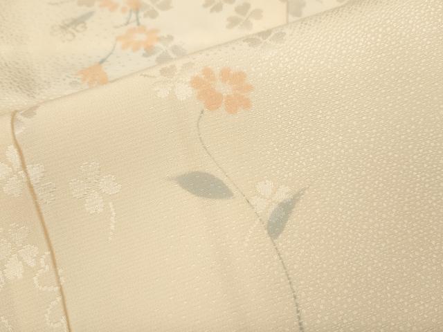 平和屋着物●長襦袢　無双仕立て　舞花文　暈し染め　正絹　逸品　CABH2577ut