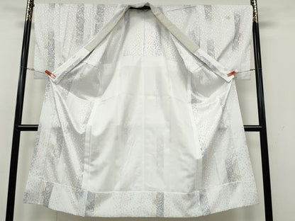 平和屋着物●長襦袢　無双仕立て　草花間道　洗える着物　CABH2579ut