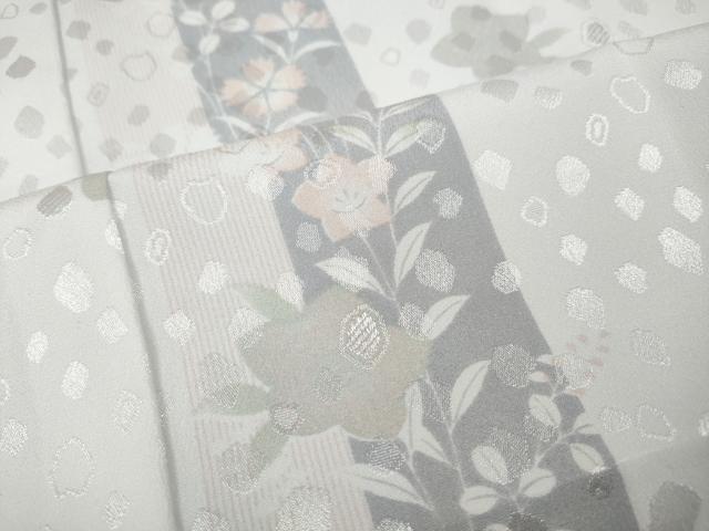 平和屋着物●長襦袢　無双仕立て　草花間道　洗える着物　CABH2579ut